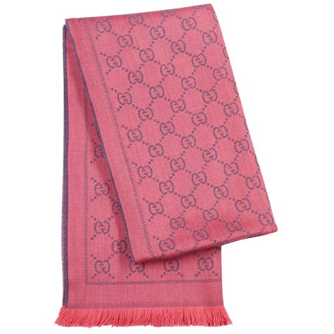 gucci scarf jacquard wool|GUCCI Sten GG.